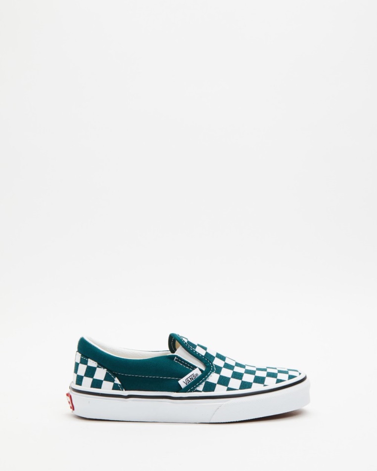 Furgonok Klasszikus Slip-ons - Gyerekek Mély Kékeszöld