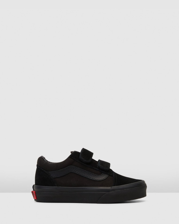 Vans Old Skool V Ifjúsági Fekete-fekete