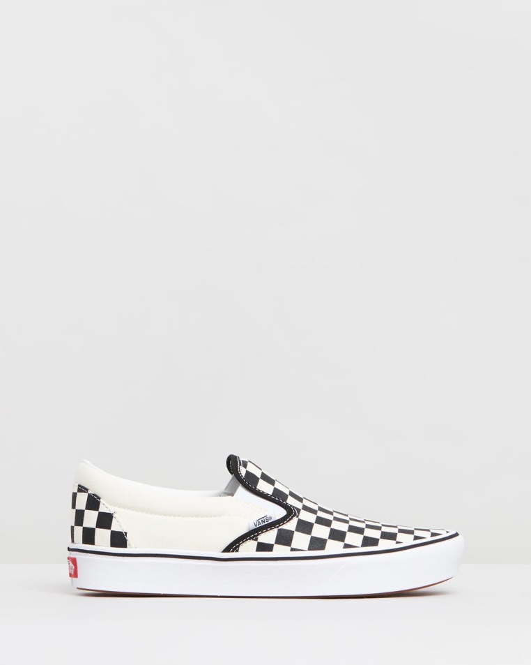 Furgonok Comfycush Klasszikus Slip-on - Unisex Fekete-igazi Fehér