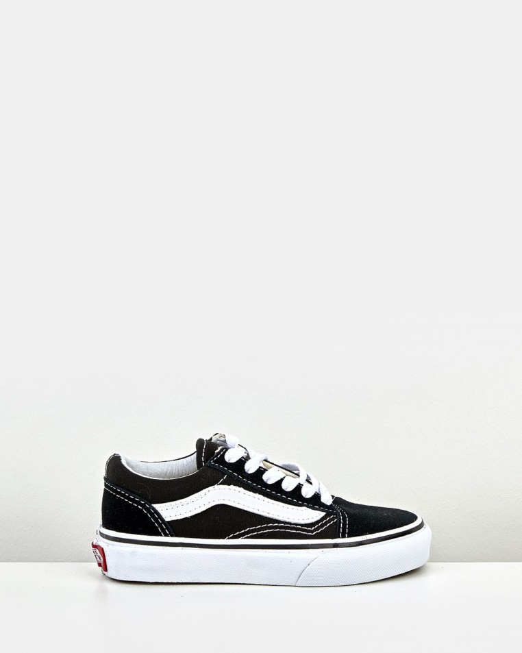 Vans Old Skool Ifjúsági Fekete Fehér