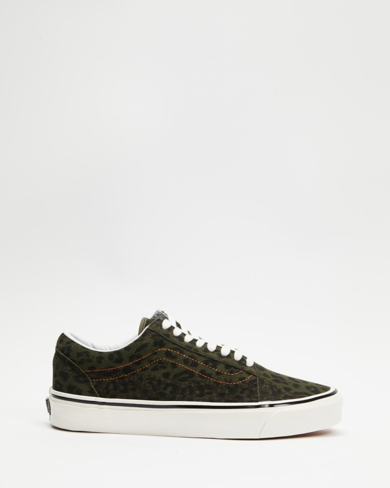 Vans Anaheim Old Skool 36 Dx - Unisex Leopárd Terepszínű Szőlőlevél