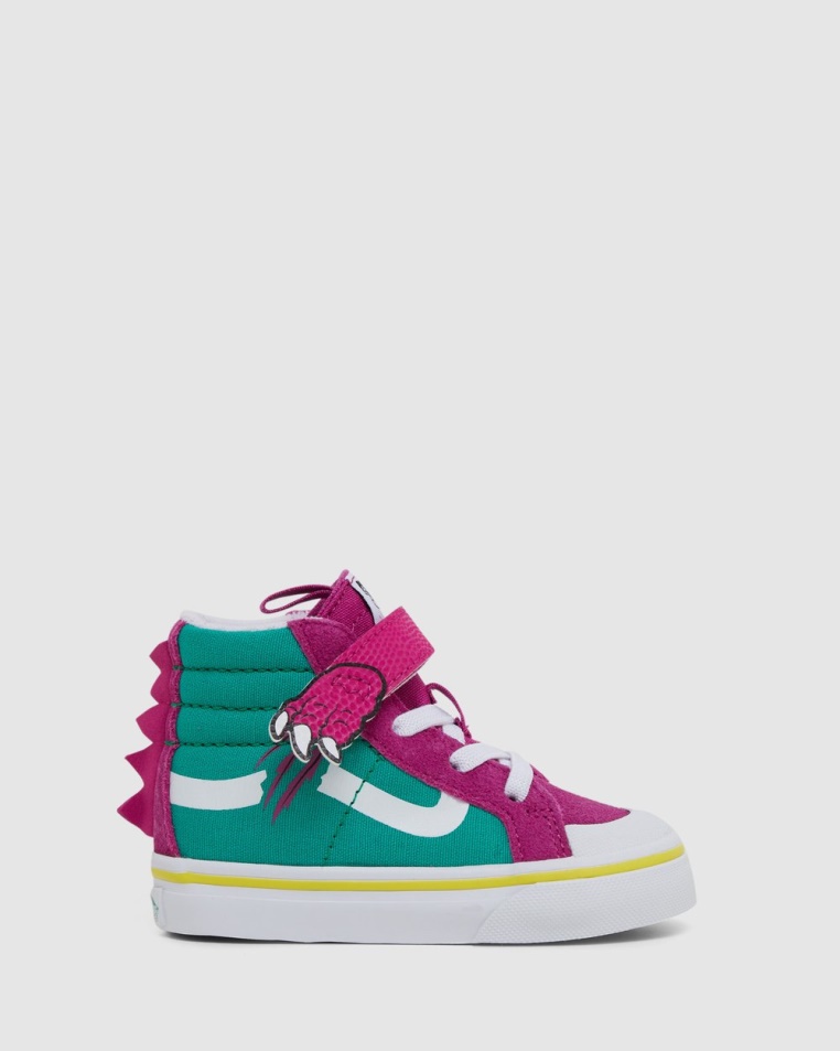 Vans Sk8-hi Reissue V Dino Infant Lila-zöld