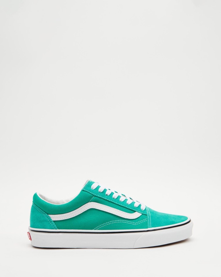 Vans Old Skool - Unisex Bors Zöld-igaz Fehér